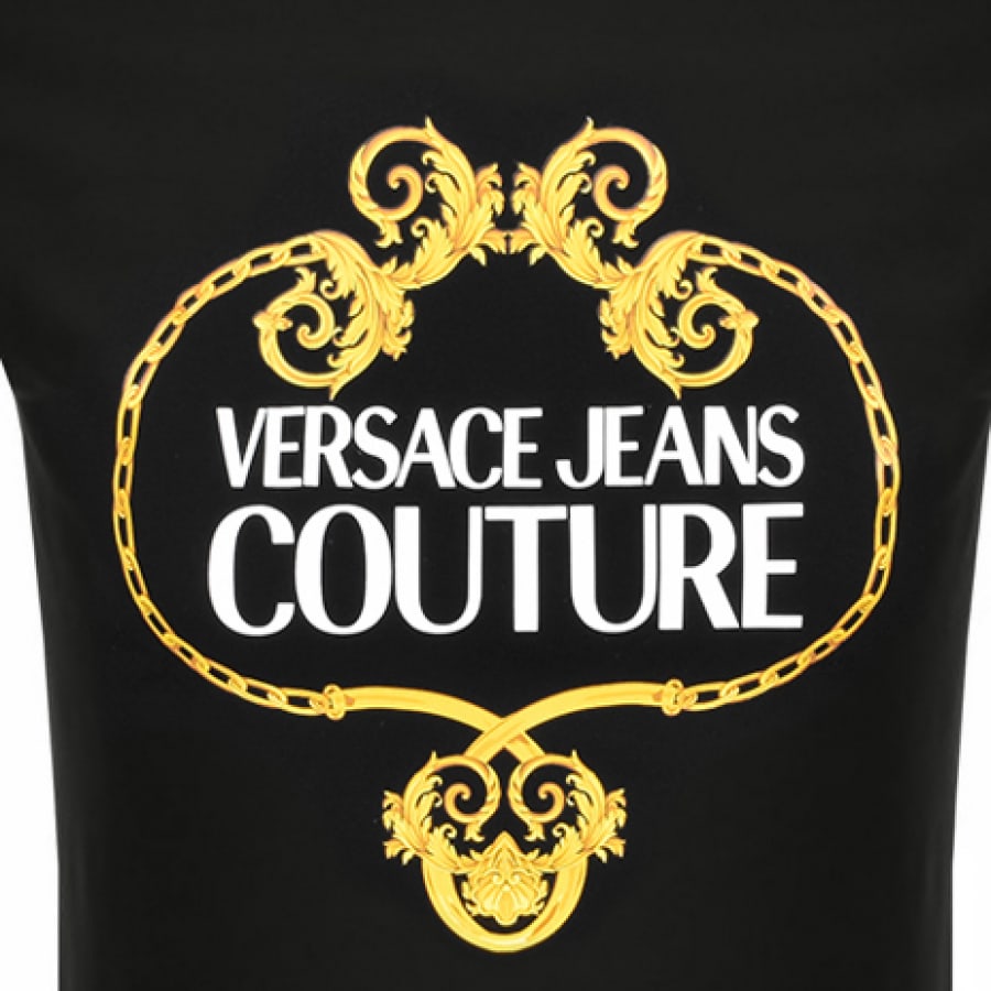 Alternative Image for ProductVersace Jeans Couture Logo T Shirt Black3